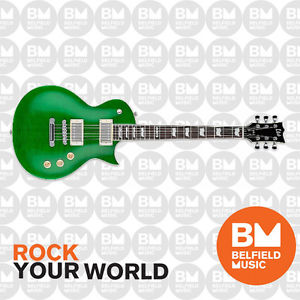 ESP LTD EC-256 Eclipse Electric Guitar Flame Maple See Thru Green - LEC-256FMSTG