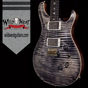 PRS Wood Library 10Top Custom 24/08 Charcoal Flame Top w/Brazilian Rosewood Fret