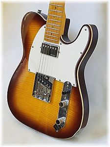 DILLION -Deluxe flame maple Tell -E-plus Hard shell case ( 2 left )