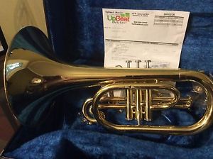 YAMAHA YMP-201M mellophone marching alto horn Used Horn  w/ Hard case