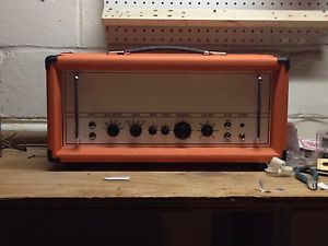 Hilbish Amp GT120 OR120 OR80 Style KIT Orange Tolex Not wired