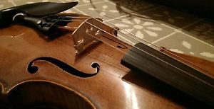 Violine 4/4 Geige alt mit Bogen und Zubehör