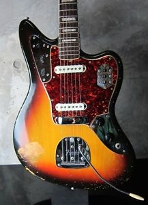 Fender USA Jaguar '68 Vintage / Block inlay Used w / Hard case