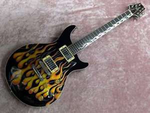 Free Shipping Used Baker B1 Flame Graphics Electric Guitar Good Condition