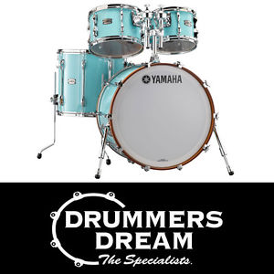 Yamaha Recording Custom 4 Piece Drum Kit Birch Shell Pack Surf Green Finish