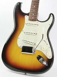 Vintage 1968 Fender Stratocaster Sunburst 4 Bolt Neck W/ Tweed Case