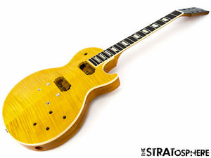 2016 Gibson USA Les Paul Standard T BODY & NECK Project Guitar Translucent Amber