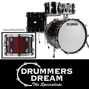 Yamaha Absolute 5 Piece Drum Kit Shell Pack Cherry Wood Finish