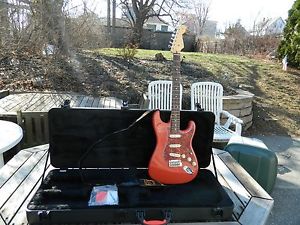 Fender American Stratocaster 2014 Limited Edition Color Fiesta Red with Case