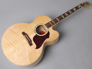 Gibson J-185 EC Flame Top /Antique Natural(S/N:12264094)