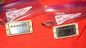 GIBSON GOLD PATENT DECAL  HUMBUCKING PICKUPS 1973 MATCHED LES PAUL CUSTOM ES-355