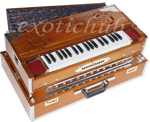 HARMONIUM~11 SCALE CHANGER~TEAK WOOD~YOGA~BHAJAN~KIRTAN~MADITATION~PETI~BAJA~DJ