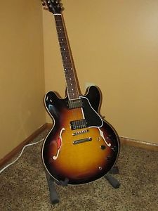2012 Gibson Custom ES-335 Dot Figured Gloss Electric Guitar Sunburst