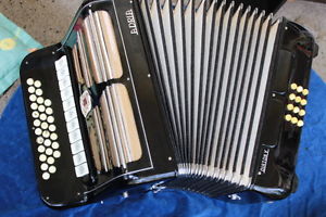 Adria diatonic accordion, Club system, Bflat-Eflat, Vintage1960's, for repairers