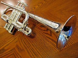 Bach Stradivarius Artisan Trumpet in Eb, E flat, Beautiful Silver Plate, Superb!
