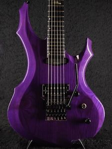 ESP Forest-G -See Thru Purple- 1990 Electric Guitar Free Shipping