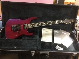 Caparison Dellinger Prominence Trans. Spectrum Red