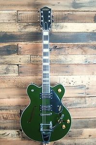 Gretsch G2622T Streamliner CB CW Semi-Hollow Electric Guitar w/ Bigsby - GREEN