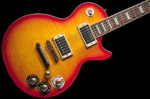 Epiphone Tribute Plus Les Paul Flame Top Faded Cherry Burst w/ hard case
