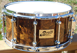 Brady Leopardwood Snare Drum*7x14*Rare & Collectible*Mint*FREE SHIPPING*