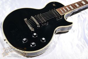 Orville LPC-75 Black Les Paul custom 1997 from Japan Free Shipping