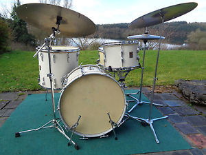 Vintage late 40s Premier drumset - 20/16/12