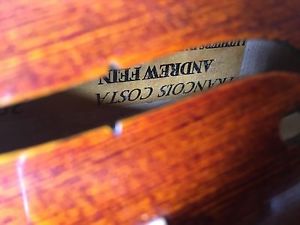 2005 ANDREW FEIN FRANCOIS COSTA 4/4 VIOLIN OUTFIT