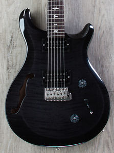 PRS Paul Reed Smith S2 Custom 22 Semi-Hollow Guitar, Elephant Grey +Cable