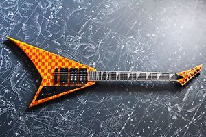 Jackson RR Rouge et Amber Chekerboard Custom Shop NAMM 1999 made in USA guitare