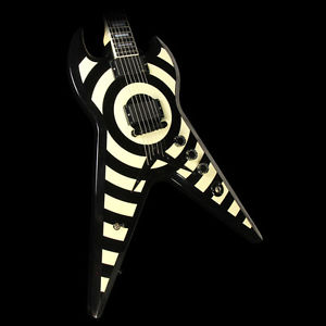 Used 2008 Gibson Custom Limited Zakk Wylde ZV Guitar Bullseye Autographed