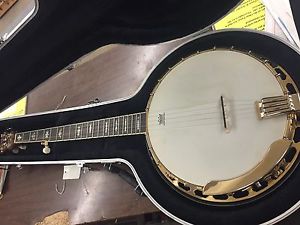 FENDER FB-59 5-String Banjo Natural with Case