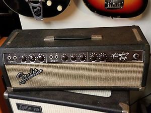 1962 FENDER VIBROLUX GUITAR AMP BROWN BLONDE BLACK TOLEX TREMOLUX HEAD