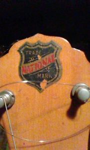 national instruments 1934 Tenor Resonator Guitar