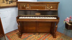 Reconditioned Antique, "John Broadwood" Iron Framed Piano. CAN DELIVER