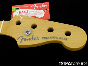 2016 Fender American Elite Precision P BASS NECK USA Compound Radius, Rosewood