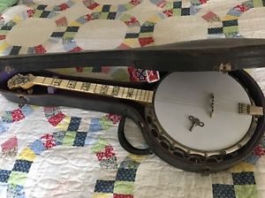 Beautiful Vintage Antique 4 String Tenor Banjo-"President"