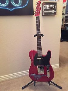 NICE RARE FENDER FORD MUSTANG 2009 LTD 250 TELECASTER GUITAR BEAUTY WITH HSC MIM