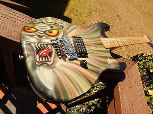 Kramer Baretta 1985 Lion Graphic Rare Maple Board Banana EVH