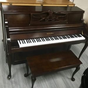 Charles R Walter Queen Anne Console Piano