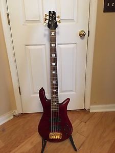 Spector Euro 5 string Bass Cherry Red