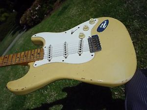 Fender Custom Shop Stratocaster Relic Mary Kaye Kay Blonde White Cunetto Cruz