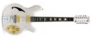 Italia Rimini 12 String MINT CONDITION.  Hard to find PEARL WHITE!