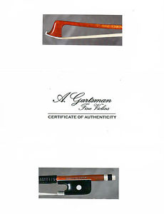 A very fine French certified violin bow L.Morizot brothers,1950,VERY NICE!