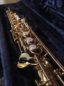 YAMAHA YSS-62 Beautiful PURPLE PRINT LOGO SOPRANO SAX!!!