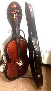 Fine Cello 4/4 Advanced with hard case and bow Vintage labeled Great wall