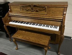 Charles R. Walter Queen Anne Oak Console