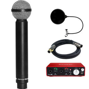 BeyerDynamic Legendary Hypercardioid Double Ribbon Microphone w/Interface Bundle
