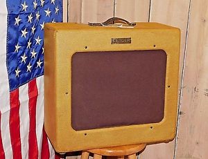 Vintage 1951 Fender Bassman Tweed 1x15 T.V. Front Panel NICE!
