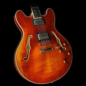 Eastman T59/v Thinline Archtop Electric Guitar Antique Varnish