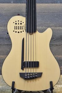 Godin A5 Ultra Fretless SG "SF" SA Electro-Acoustic Bass Guitar w/ Bag #16075142